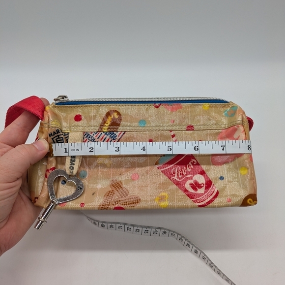 Harajuku Lovers Small Plastic Coated Canvas Mini Handbag - Picture 11 of 13